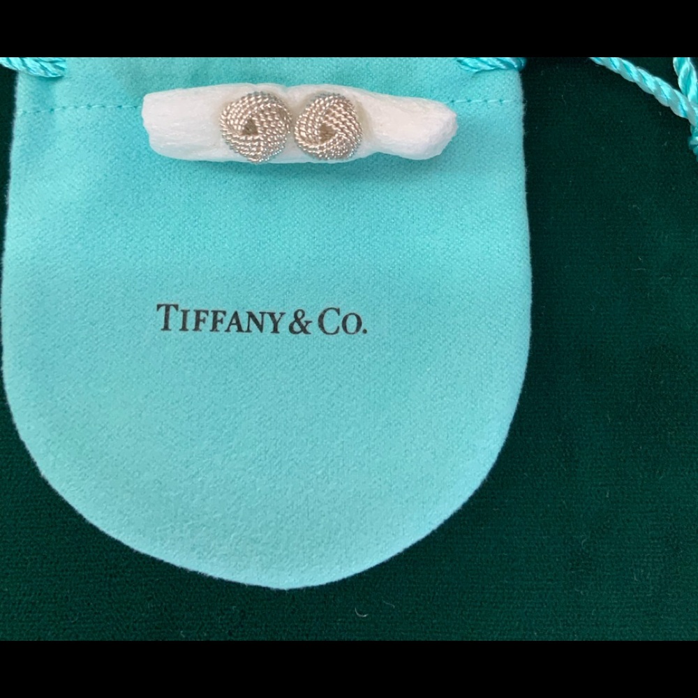 Tiffany & Co Somerset Knot Twist Earrings
